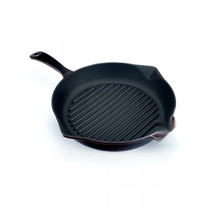 Yuvarlak Döküm Izgara Tavası, 28 cm