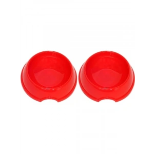 Yuvarlak Plastik Mama Kabı, M Boyut (2 Paket)