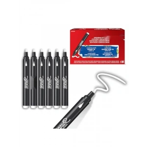 Yuvarlak Uçlu Akrilik Markör, Beyaz Renk