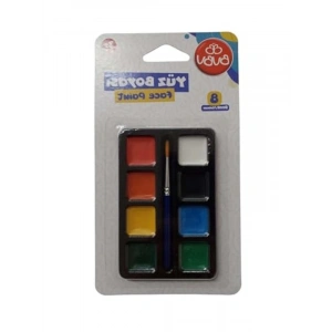 YÜZ BOYASI 8 RENK (TABLET)