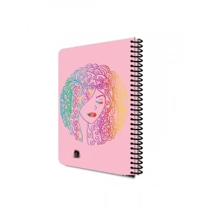 Yüz Temalı Spiralli Defter - A4, 100 Yaprak
