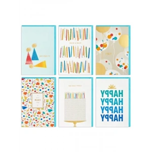 Zarflı Doğum Günü Kartı Seti - 36 Adet