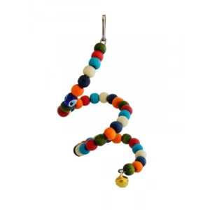 Zilli Helezon Kuş Oyuncağı, 38 cm, Eğlenceli Aktivite