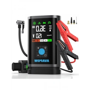 Zor Çalıştırma İşlevli Jump Starter - 16000mAh Güç ve Lastik Şişirme