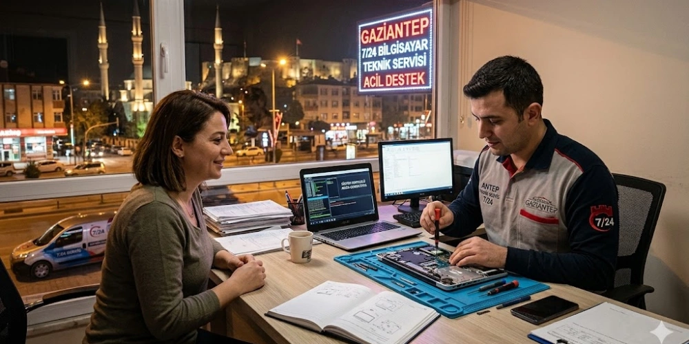 Gaziantep Bilgisayar Teknik Servis | 7/24 Hızlı Tamir & Onarım