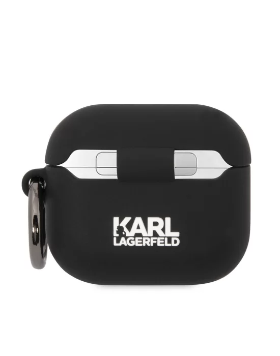 Apple Airpods 3. Nesil Kılıf Karl Lagerfeld Orjinal Lisanslı Karl 3D Silikon Kapak