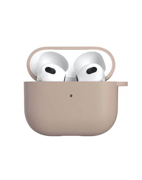 Apple Airpods 3. Nesil Kılıf Yumuşak Dokunuşlu Likit Silikon Tasarımlı Lisanslı Switcheasy Skin Kapak