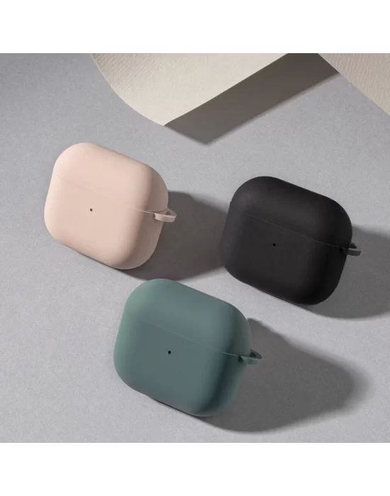 Apple Airpods 3. Nesil Kılıf Yumuşak Dokunuşlu Likit Silikon Tasarımlı Lisanslı Switcheasy Skin Kapak