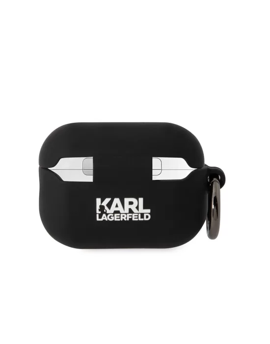 Apple Airpods Pro 2 Kılıf Karl Lagerfeld Orjinal Lisanslı Karl 3D Silikon Kapak