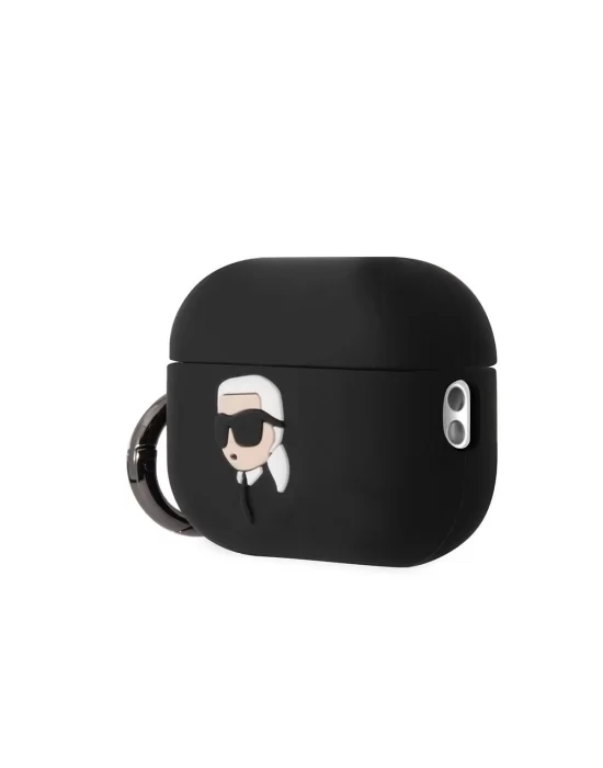 Apple Airpods Pro 2 Kılıf Karl Lagerfeld Orjinal Lisanslı Karl 3D Silikon Kapak