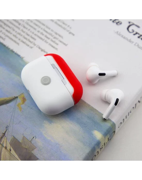 Apple Airpods Pro Kılıf Boyun Askılı Parlayan Düğmeli Lisanslı Switcheasy Colors Silikon Kapak