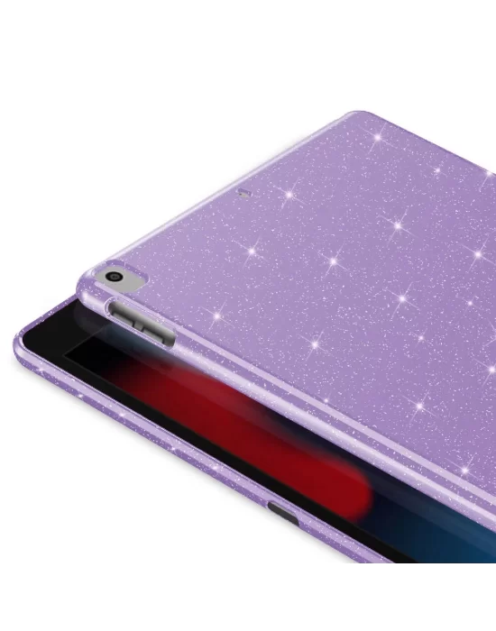 Apple iPad 10.2 2021 (9th Generation) Zore Tablet Koton Case with Glittering Shiny Appearance