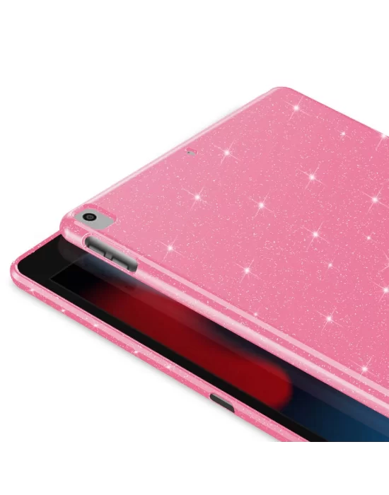 Apple iPad 10.2 2021 (9th Generation) Zore Tablet Koton Case with Glittering Shiny Appearance