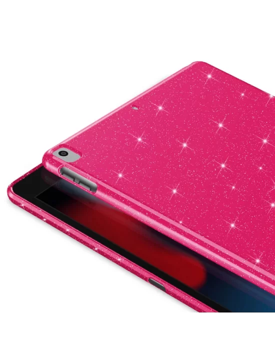 Apple iPad 10.2 2021 (9th Generation) Zore Tablet Koton Case with Glittering Shiny Appearance