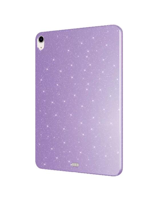 Apple iPad 10.9 2022 (10th Generation) Zore Tablet Koton Case with Glitter and Glossy Appearance