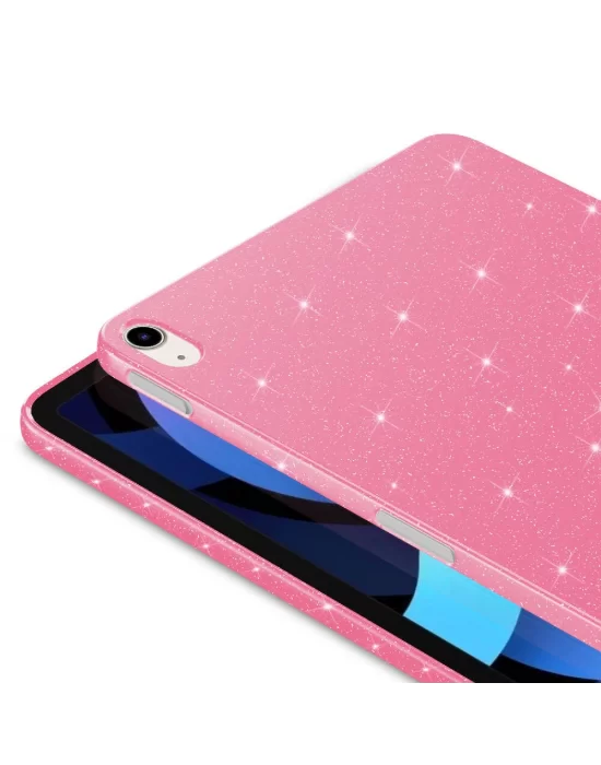 Apple iPad Air 10.9 2022 (5 Generation) Zore Tablet Koton Case with Glittering Glossy Appearance