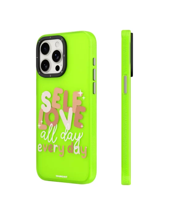 Apple iPhone 12 Kılıf Bethany Green Tasarımlı Youngkit Sweet Language Kapak