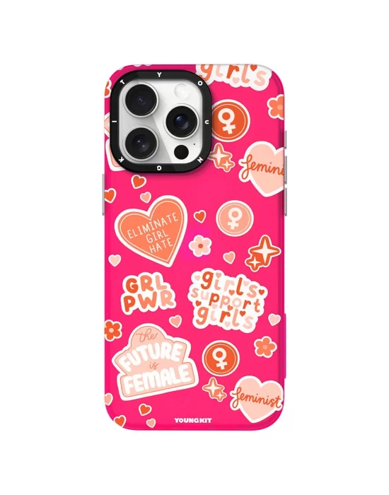 Apple iPhone 12 Kılıf Bethany Green Tasarımlı Youngkit Sweet Language Kapak