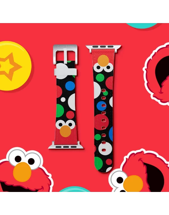 Apple Watch 38mm Casebang Sesame Street Serisi Deri Saat Kordon