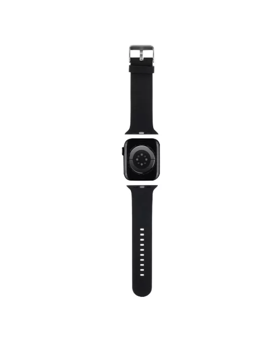 Apple Watch 38mm Karl Lagerfeld Orjinal Lisanslı İkonik Karl & Choupette Logolu Silikon Kordon