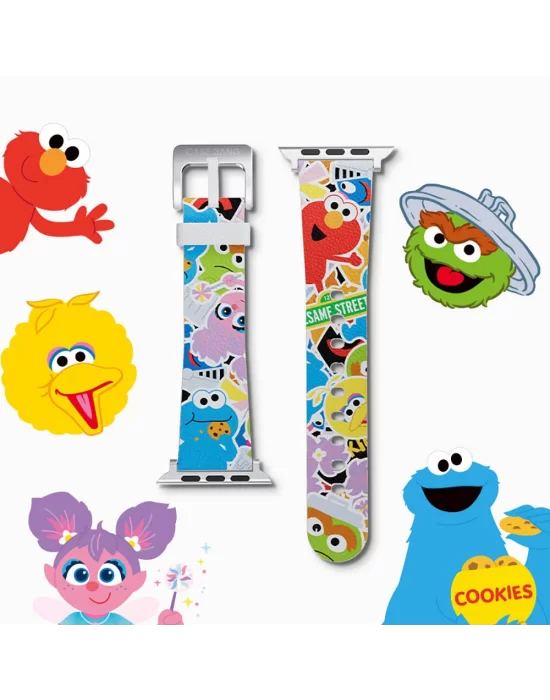 Apple Watch 40mm Casebang Sesame Street Serisi Deri Saat Kordon