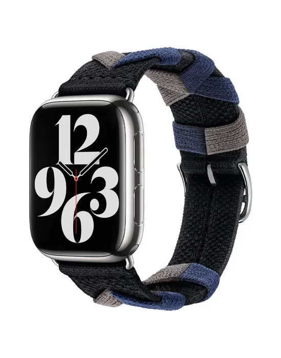 Apple Watch 42mm Zore KRD-97 Sarmal Örgü Tasarımlı Kordon