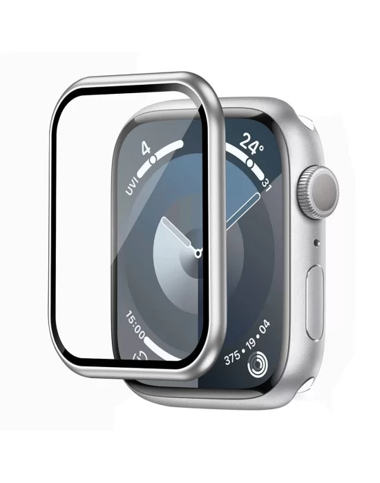 Apple Watch 7 41mm Wiwu Wi-JD106 Easy Install Akıllı Saat Temperli Cam Ekran Koruyucu