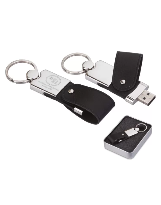 DERİ VE METAL USB FLASH BELLEK