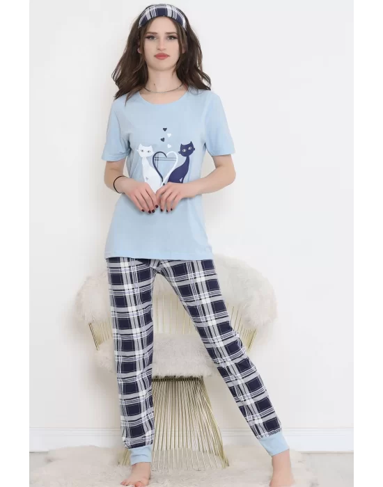 Desenli Pijama Takımı Bebemavi - 15279.1773.