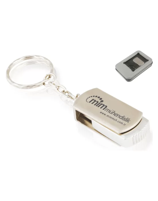 DÖNER KAPAKLI METAL USB FLASH BELLEK