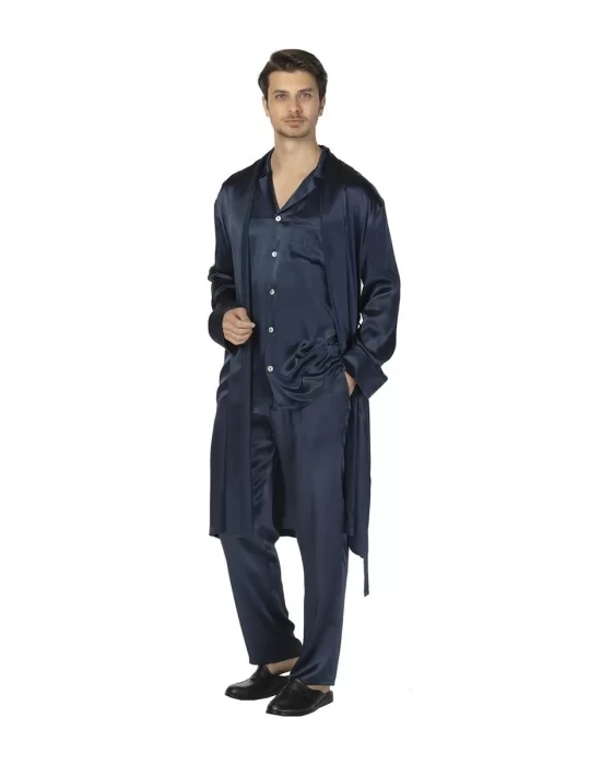 Ds Damat 11023 Damat İpek Pijama Sabahlık Takımı