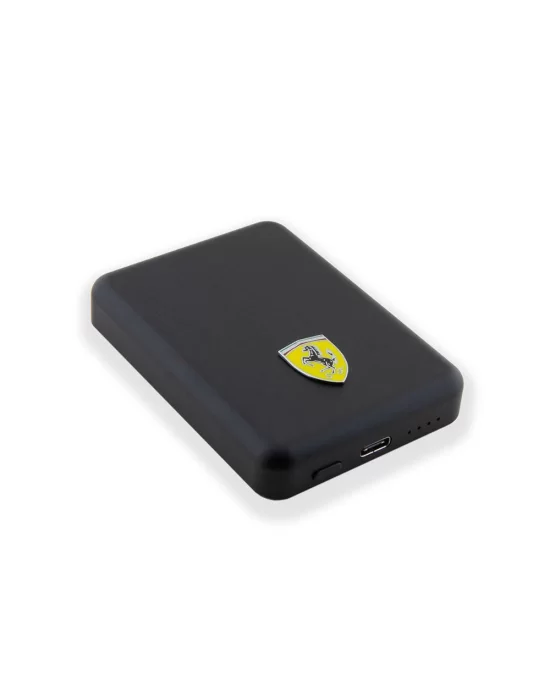 Ferrari Led Işıklı Göstergeli Magsafe Magnetik Orjinal Lisanslı Powerbank 5000 Mah