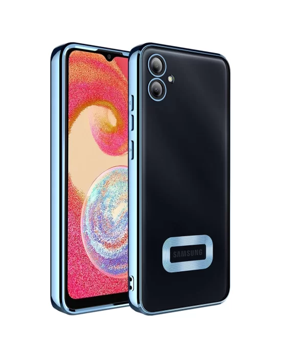 Galaxy A05 Kılıf Kamera Korumalı Logo Gösteren Zore Omega Kapak