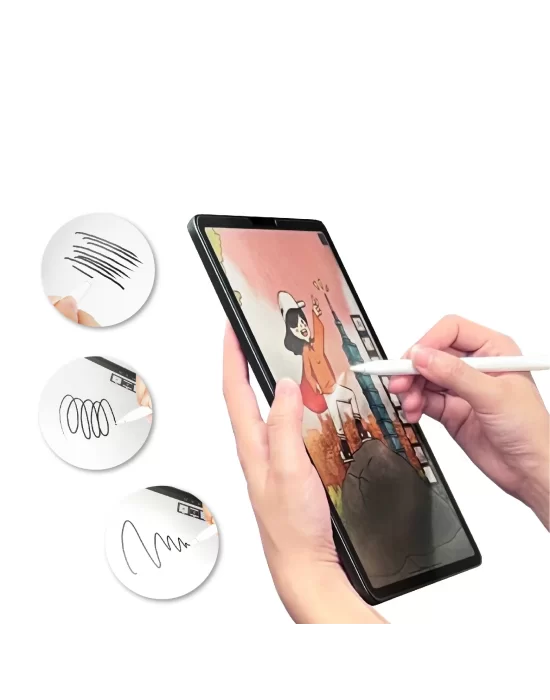 Galaxy Tab S7 Lite T737  Kağıt Hisli Mat Davin Paper Like Tablet Ekran Koruyucu