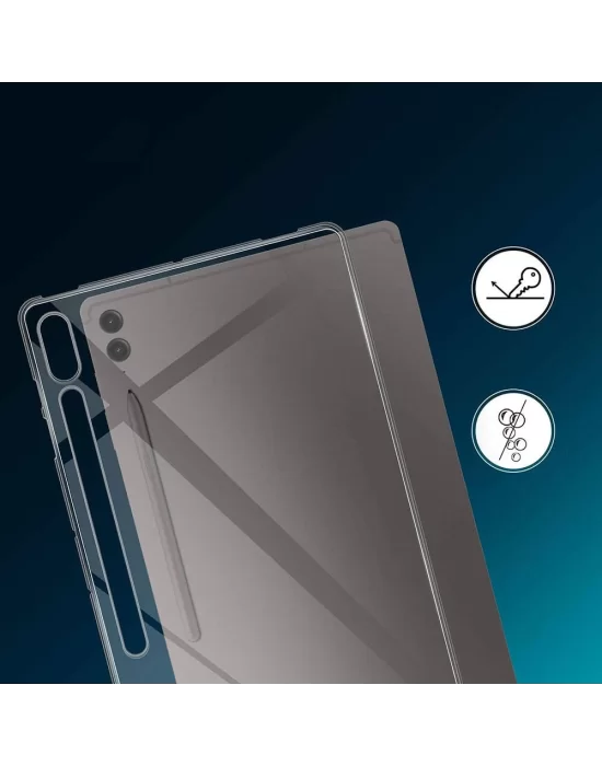 Galaxy Tab S9 FE Plus Kılıf Zore Tablet Süper Silikon Kapak