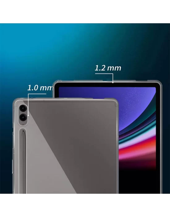 Galaxy Tab S9 FE Plus Kılıf Zore Tablet Süper Silikon Kapak