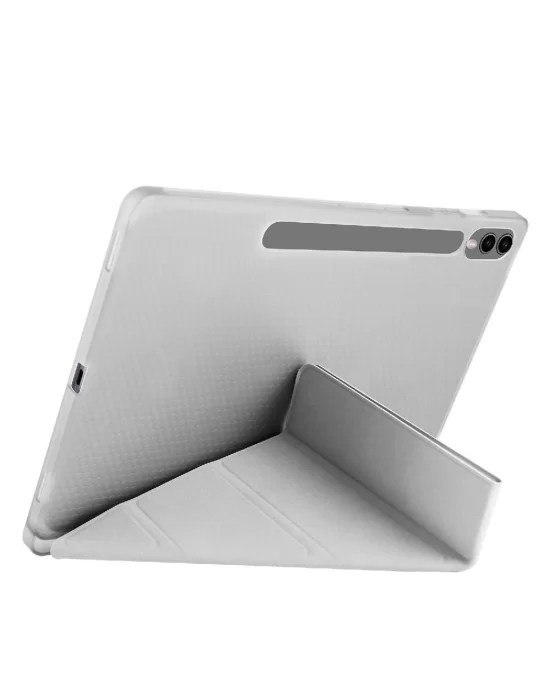 Galaxy Tab S9 Plus Kılıf Zore Tri Folding Kalem Bölmeli Standlı Kılıf