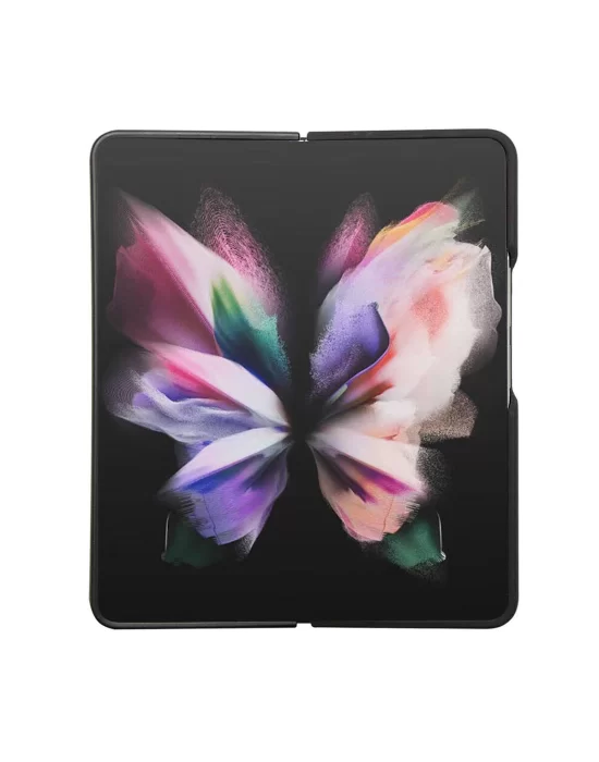 Galaxy Z Fold 5 Kılıf TUMI Liquid Silikon Metal Logo Dizayn Orjinal Lisanslı Kapak