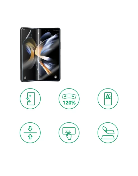 Galaxy Z Fold 5 Zore Hizalama Aparatlı S-Fit Body Ekran Koruyucu