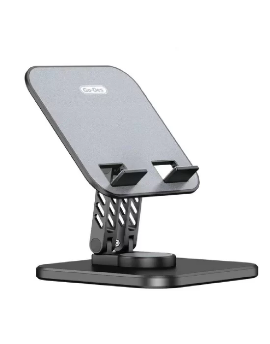 Go Des GD-HD776 Taşınabilir Katlanabilir 360 Dönebilen Metal Telefon ve Tablet Standı