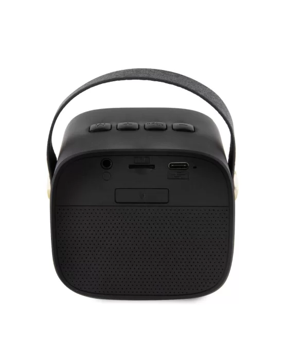 Guess Orjinal Lisanslı Askılı PU Deri Yazı Logolu 5W Bluetooth Speaker