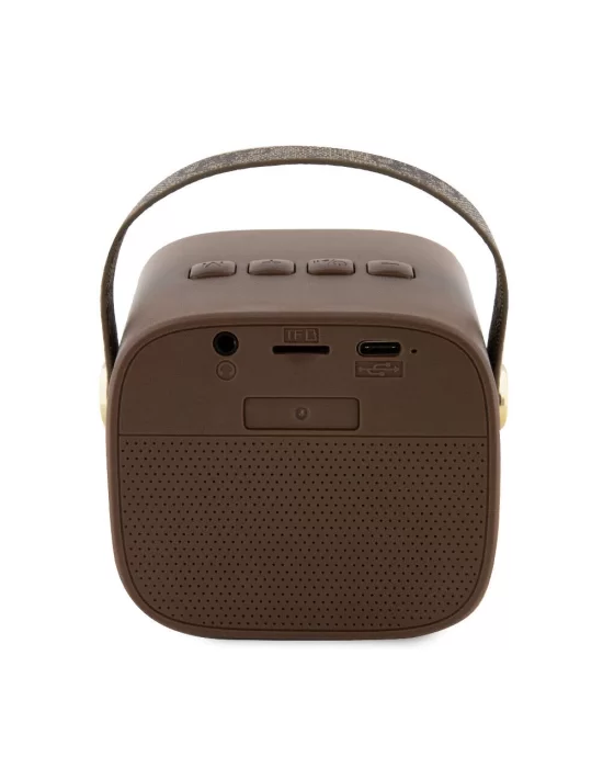 Guess Orjinal Lisanslı Askılı PU Deri Yazı Logolu 5W Bluetooth Speaker