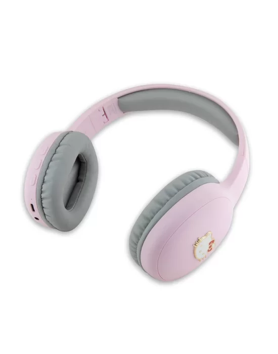 Hello Kitty Orjinal Lisanslı Ayarlanabilir Metal Kitty Logolu Oval Bluetooth 5.3 Kulaklık