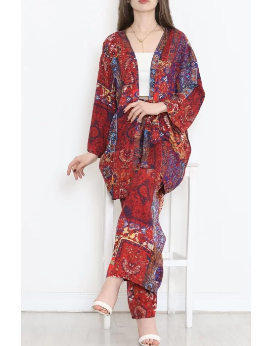 Kimono Takım Bordo - 10553.1095.