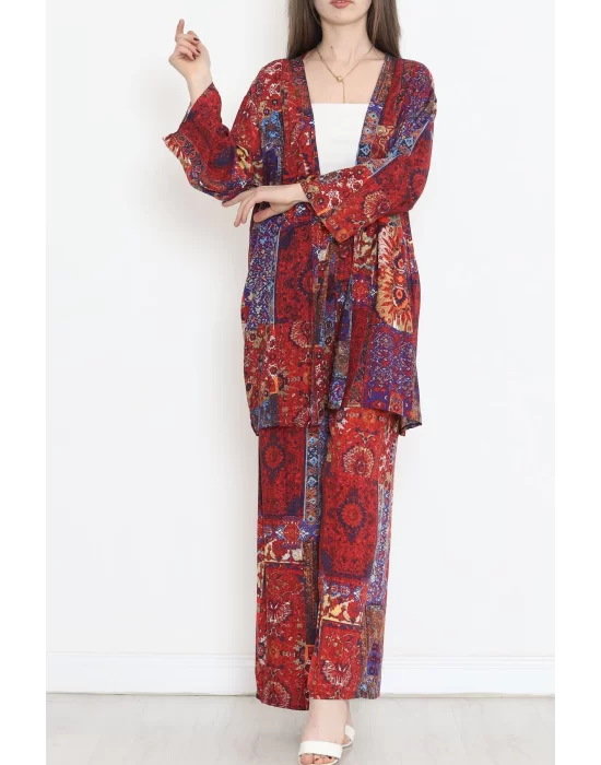 Kimono Takım Bordo - 10553.1095.