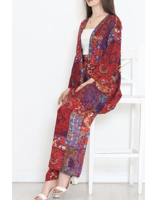 Kimono Takım Bordo - 10553.1095.