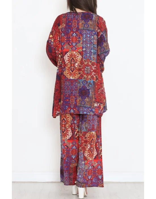 Kimono Takım Bordo - 10553.1095.