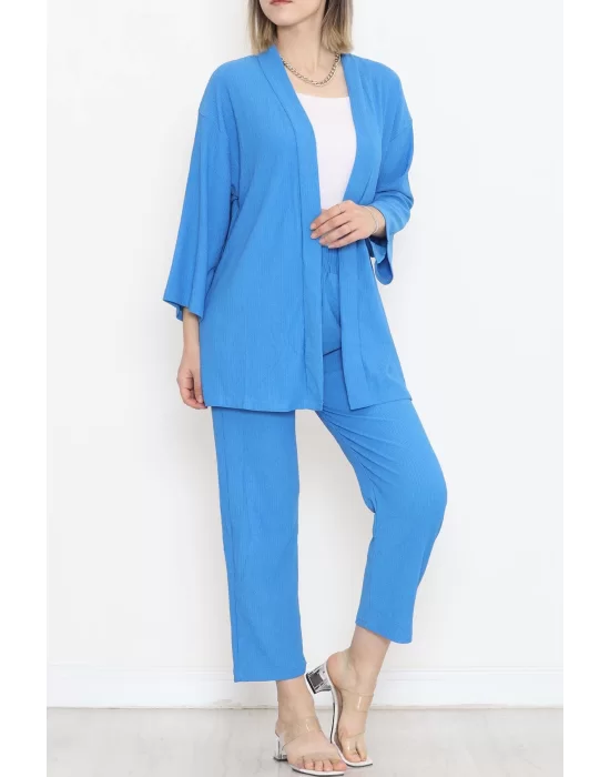 Kimono Takım Saks - 12176.1254.