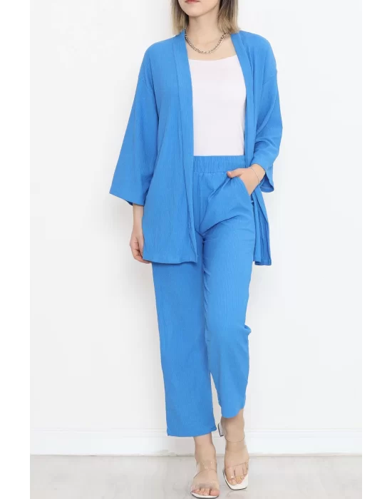 Kimono Takım Saks - 12176.1254.