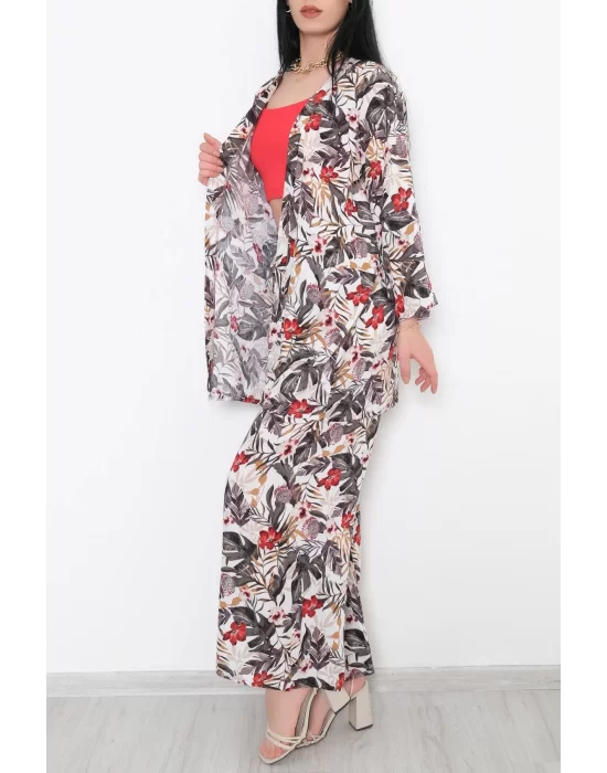 Kimono Takım Yeşilçiçekli - 10553.1095.